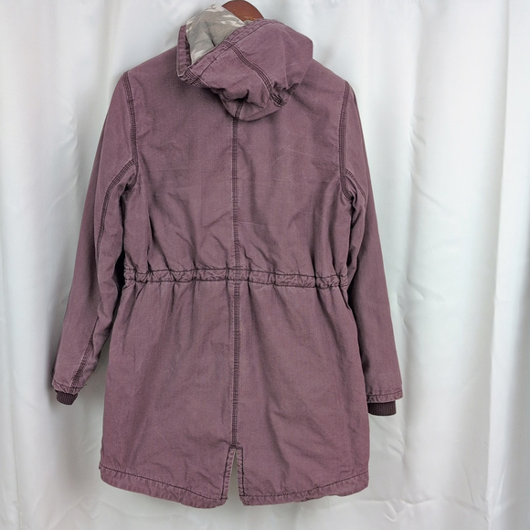 Women's Carhartt Fryeburg Lavender Insulated Hooded Coat Medium - Picture 4 of 8